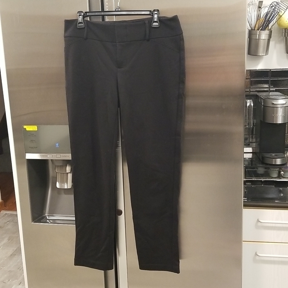 💕MICHAEL by MICHAEL KORS💕 Plack Trouser Pants ~ 10 Black